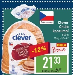 Chléb konzumní Clever