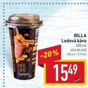 Ledová káva Billa