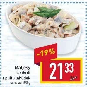 Matjesy s cibulí