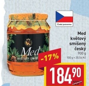 Med český květový smíšený Product Bohemia