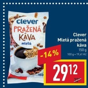 Mletá káva Clever