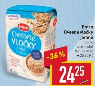 Ovesné vločky Emco