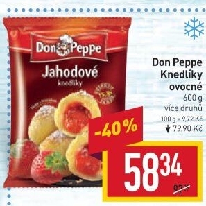 Plněné knedlíky mražené Don Peppe