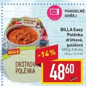 Polévka dršťková Billa Easy