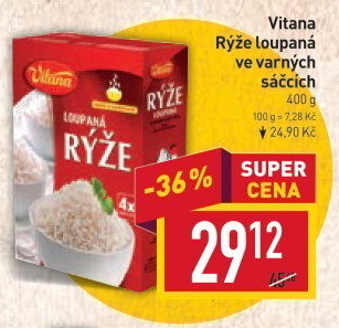 Rýže loupaná dlouhozrnná Vitana