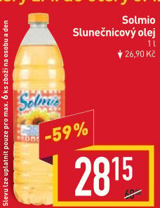 Slunečnicový olej Solmio