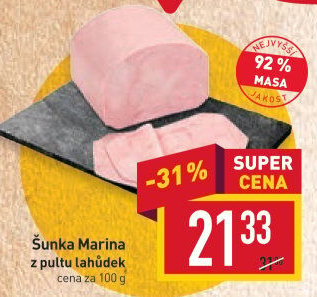Šunka Marina nejvyšší jakosti