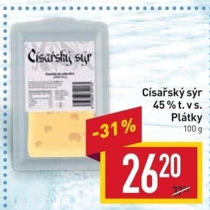 Sýr Císařský 45%