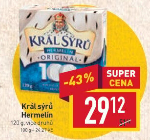 Sýr Hermelín Král sýrů