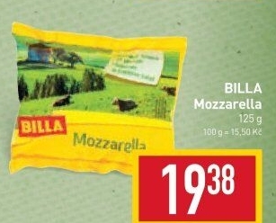 Sýr Mozzarella Billa