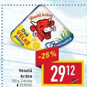 Sýr tavený Veselá kráva