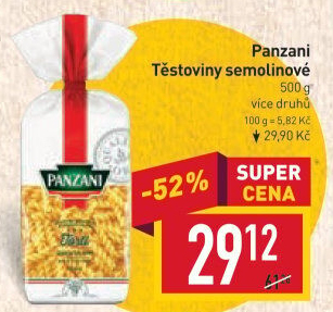 Těstoviny Panzani