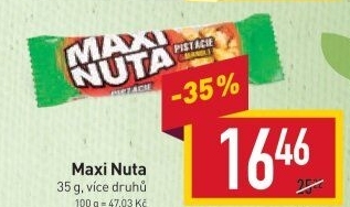 Tyčinka Maxi Nuta Rupa Bonavita