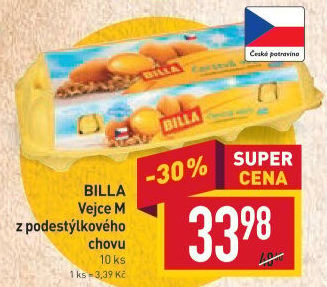 Vejce z podestýlky M Billa