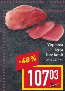 Vepřová kýta bez kosti