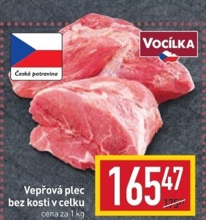 Vepřová plec bez kosti Vocílka