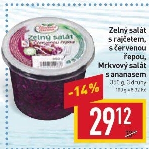 Zelný salát s rajčetem Jihočeská zelenina