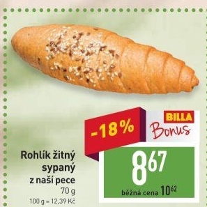 Žitný rohlík