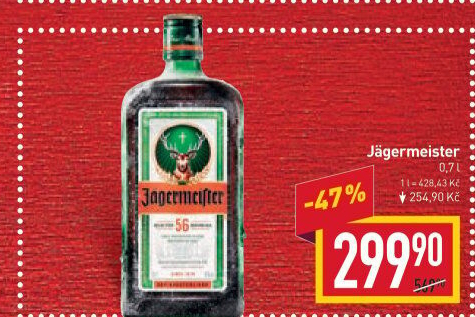 Bylinný likér Jägermeister