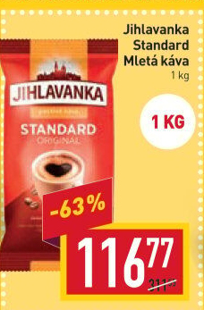 Mletá káva Standard Jihlavanka