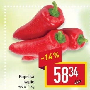Paprika červená kapie