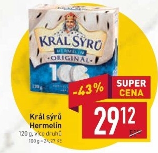 Sýr Hermelín Král sýrů