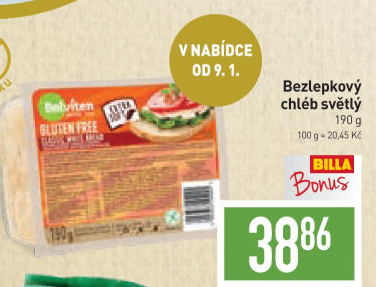 Chléb bez lepku Balviten