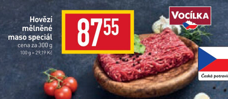 Hovězí mleté maso speciál Vocílka
