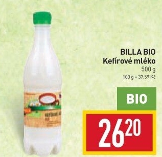 Kefírové mléko Bio Billa