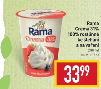 Rama Crema ke šlehaní 31 % Rama