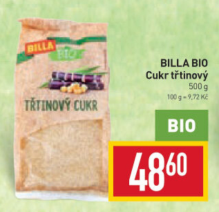 Třtinový cukr Bio Billa
