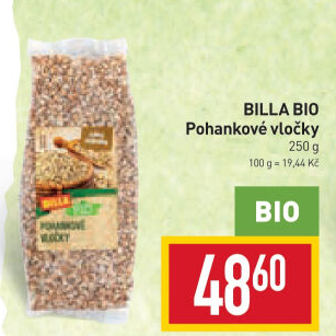 Vločky pohankové Naše Bio Billa