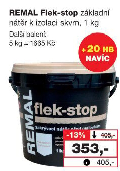 Izolační nátěr Flek - stop Remal