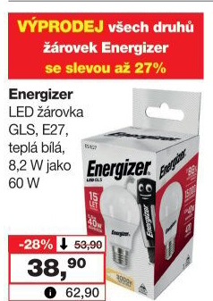 LED žárovka Energizer