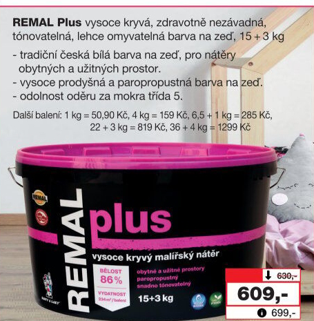 Malířský nátěr Plus Remal