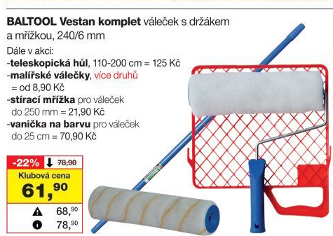 Mřížka na váleček na malování Barvy a laky Hostivař