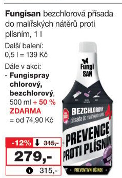 Přípravek proti plísním Fungisan