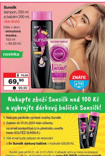 Šampon na vlasy Sunsilk