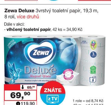Toaletní papír vlhčený Zewa