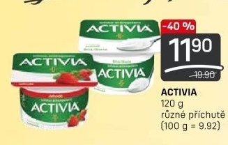 Bílý jogurt Activia Danone