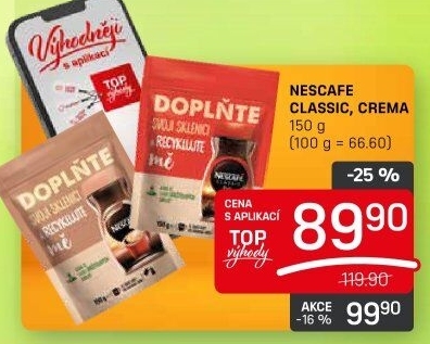 Instantní káva Nescafé Classic