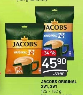 Instantní káva porcovaná 2v1 Jacobs Original