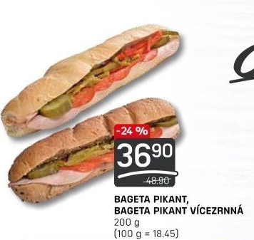 Obložená bageta