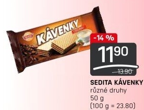 Oplatky Kávenky Sedita