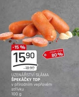 Špekáčky Top Sláma
