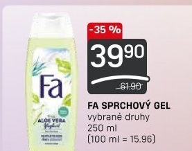 Sprchový gel Fa