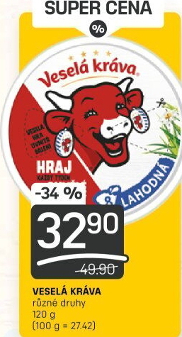 Sýr tavený Veselá kráva