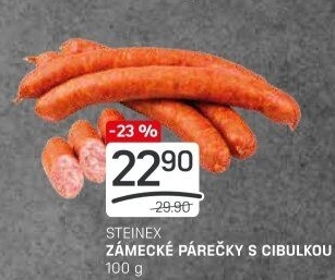 Zámecké párečky s cibulkou Steinex