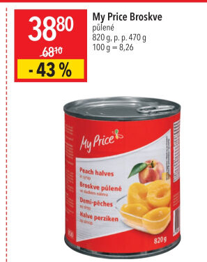 Kompot broskve My Price