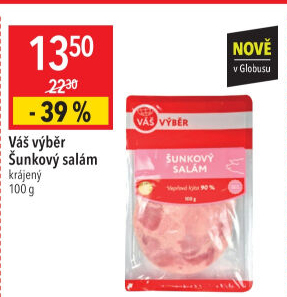 Salám šunkový Váš Výběr